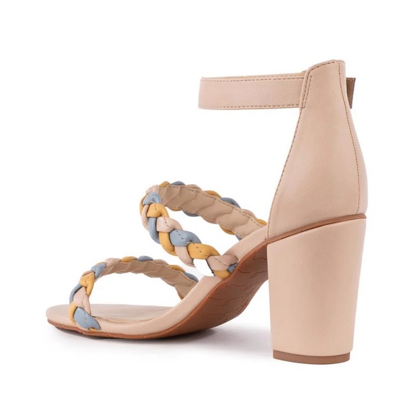 NEW Seychelles BC Wanna Be Heels in Blush Multi Size 8.5 - Picture 5 of 12